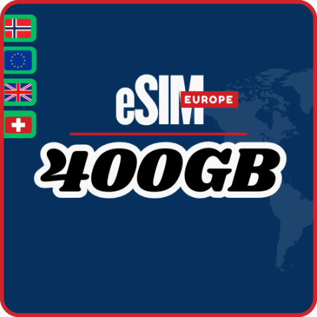 eSIM Europe 400GB ( 30 days )